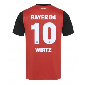 Bayer Leverkusen Florian Wirtz #10 Hemmakläder 2024-25 Kortärmad